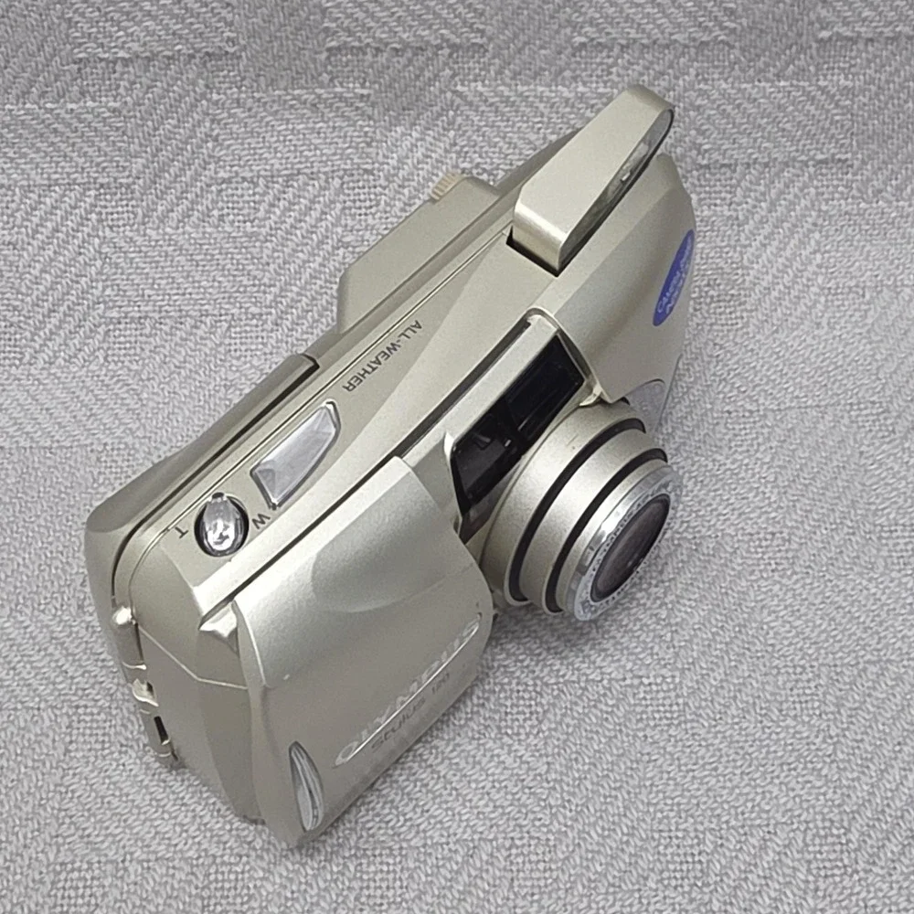 Olympus Stylus 120 MJU III 35mm Point & Shoot Film Camera Untested
